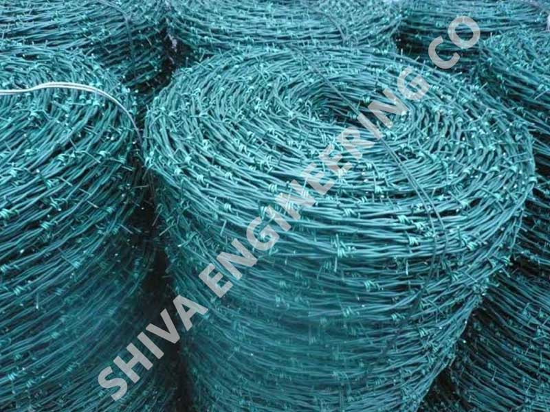 PVC COATED BARBED WIRE MANUFACTURER IN INDIA