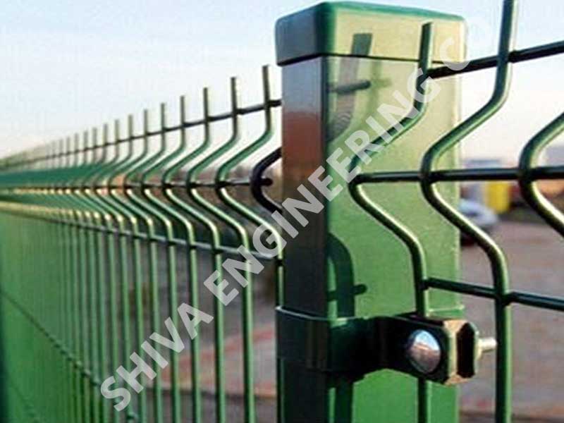 PVC COATED WELDED ANGULAR MESH FENCING IN INDIA
