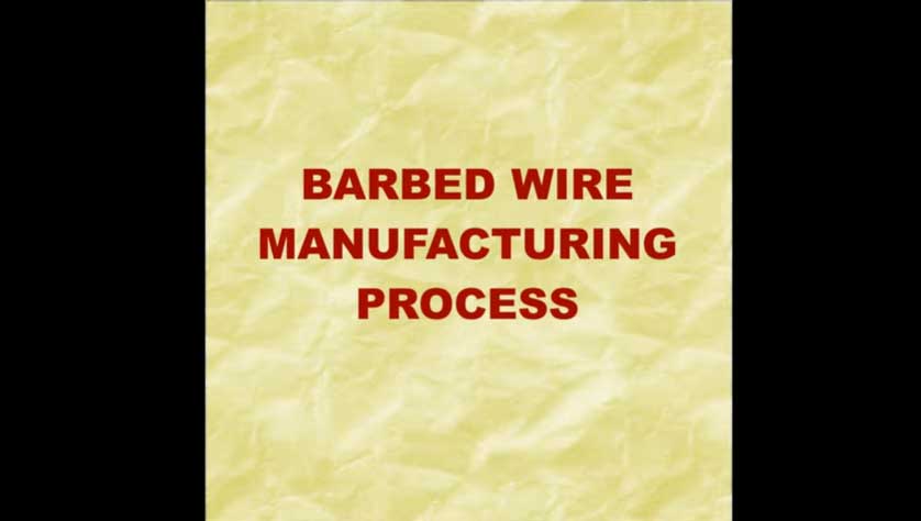 Barbed Wire Fence Manufacturing Video