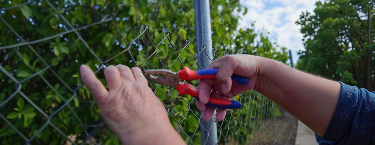 Chain Link Mesh Installation